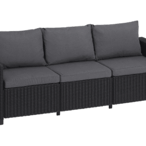California 3 Seater Sofa - Grey