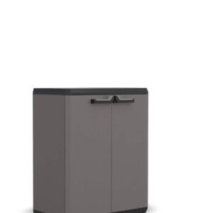 Keter Closet Low Plus, Grey, H x 83.0cm D x 39.0cm W x 68.0cm