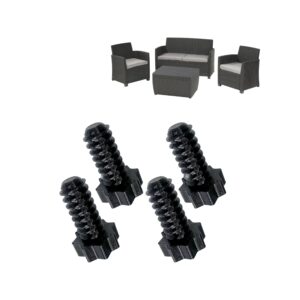 4x Replacement Bolts For Keter Allibert Mia Spare Parts Garden Furniture Plastic Sofa Chair