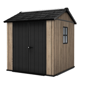 Signature Apex Shed 7x7.5ft - Ashwood Brown