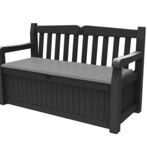 Eden 265L Storage Bench - Dark Grey