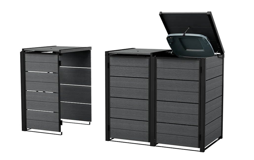 240L Bin Hideaway Extension - Grey