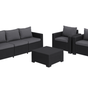 California 5 seater Lounge set - Grey